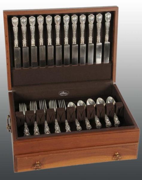 Appraisal: Gorham Imperial Chrysanthemum Pattern Sterling Set Description Set includes knives