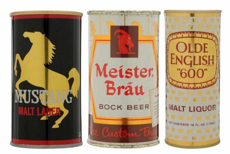 Appraisal: Lot of Beer Cans Includes Meister Brau Bock flat top