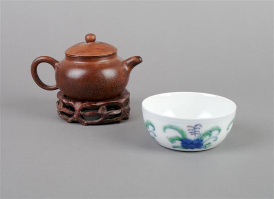 Appraisal: A Chinese Tea Bowl Diameter of bowl inches