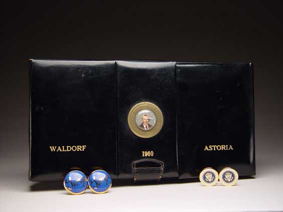 Appraisal: WALDORF ASTORIA TRAVEL KIT Personalized Waldorf Astoria black leather travel