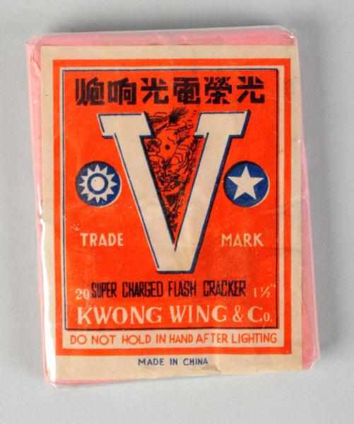 Appraisal: V Trade Mark Firecrackers Class Manufactured by Kwong Wing May