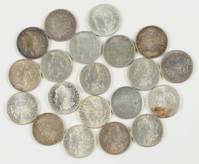 Appraisal: Includes Morgans are BU and are circulated Also includes Peace