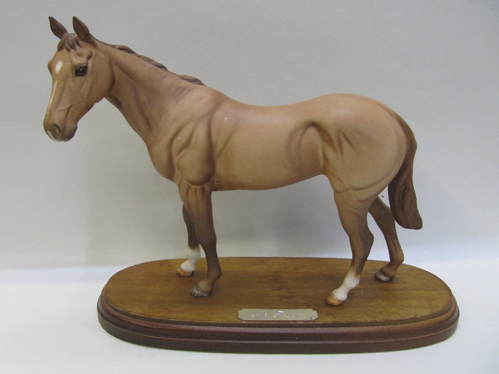 Appraisal: Royal Doulton horse 'Mr Frisk' on wooden plinth