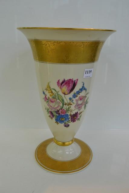 Appraisal: ROSENTHAL GILDED AND FLUTED VASE