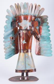 Appraisal: Dale Anderson Copper Sculpture Dale Anderson Arizona th C copper