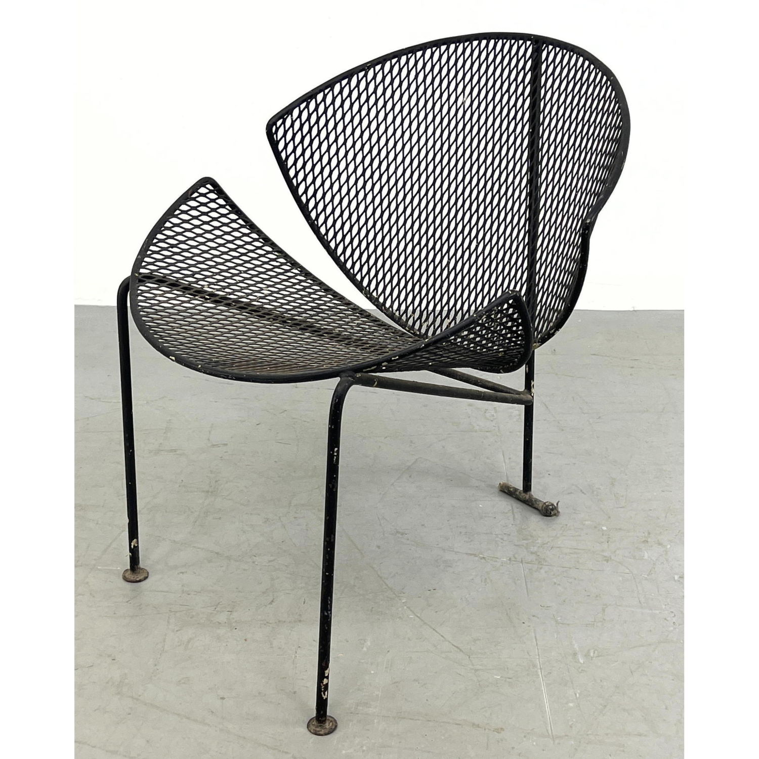 Appraisal: MAURIZIO TEMPESTINI for SALTERINI Iron Lounge Chair Citrus Chair with