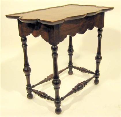 Appraisal: English oak tea table H in W in D in