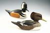 Appraisal: DECOYS - Pair of hand carved and painted male and