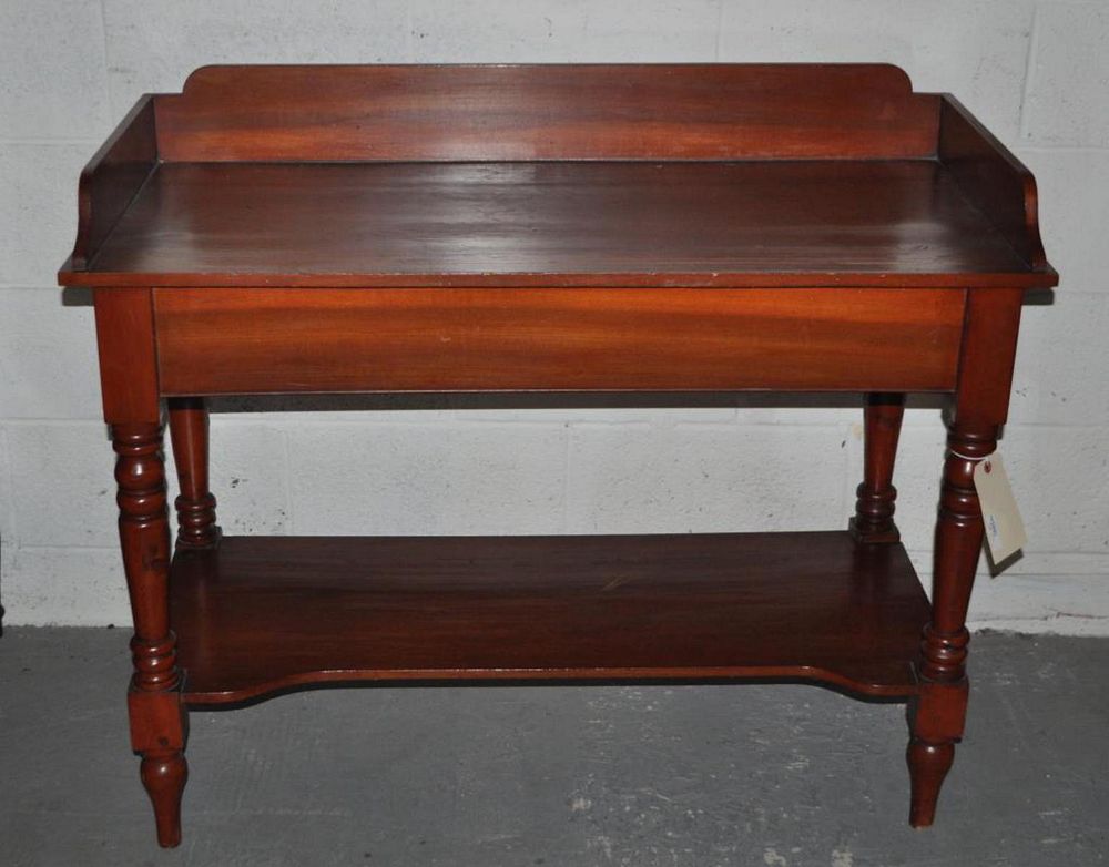 Appraisal: Small American Country Sheraton Server with galleried top and one