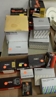 Appraisal: piece camera lot to include Mamiya camera body s n