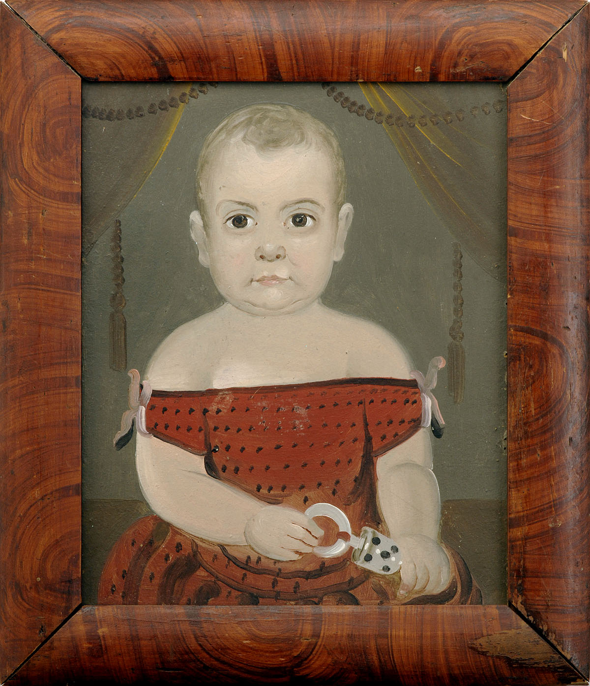 Appraisal: WILLIAM MATTHEW PRIOR - CHILD IN RED WITH RATTLE Oil