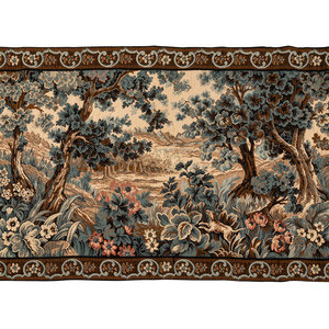 Appraisal: A French Tapestry Panel Tapisseries du Lion Second Half th