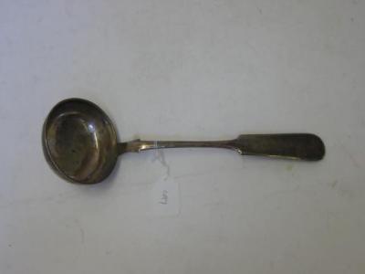 Appraisal: A RUSSIAN SOUP LADLE late th century in Fiddle pattern