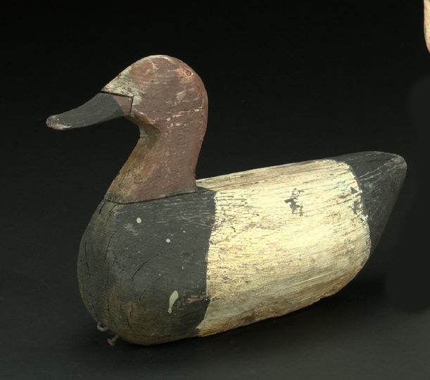 Appraisal: American Carved and Polychromed Wooden Duck Decoy first quarter th