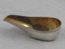 Appraisal: A Russian silver pap boat St Petersburg maker J B