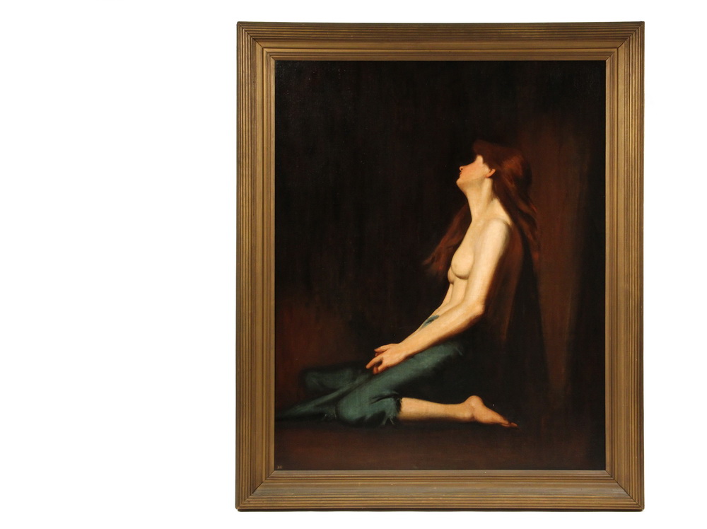 Appraisal: ADA FLORENCE HOWES AFTER JEAN-JACQUES HENNER France - - 'The