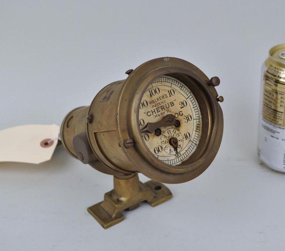 Appraisal: English Walker's Patent Cherub Ship Log TW Mark II gauge