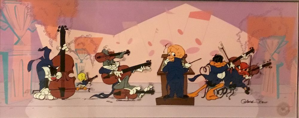 Appraisal: Animation Cel the Quintet by Chuck Jones In perfect character