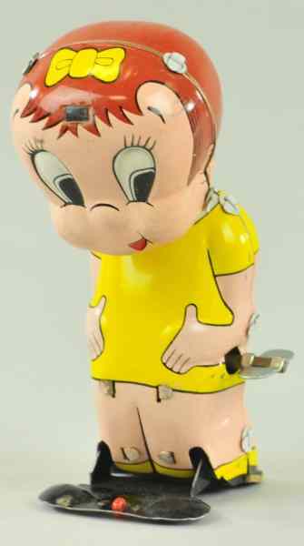 Appraisal: LITTLE AUDREY HOPPING TOY Linemar Japan from the Harvey comics