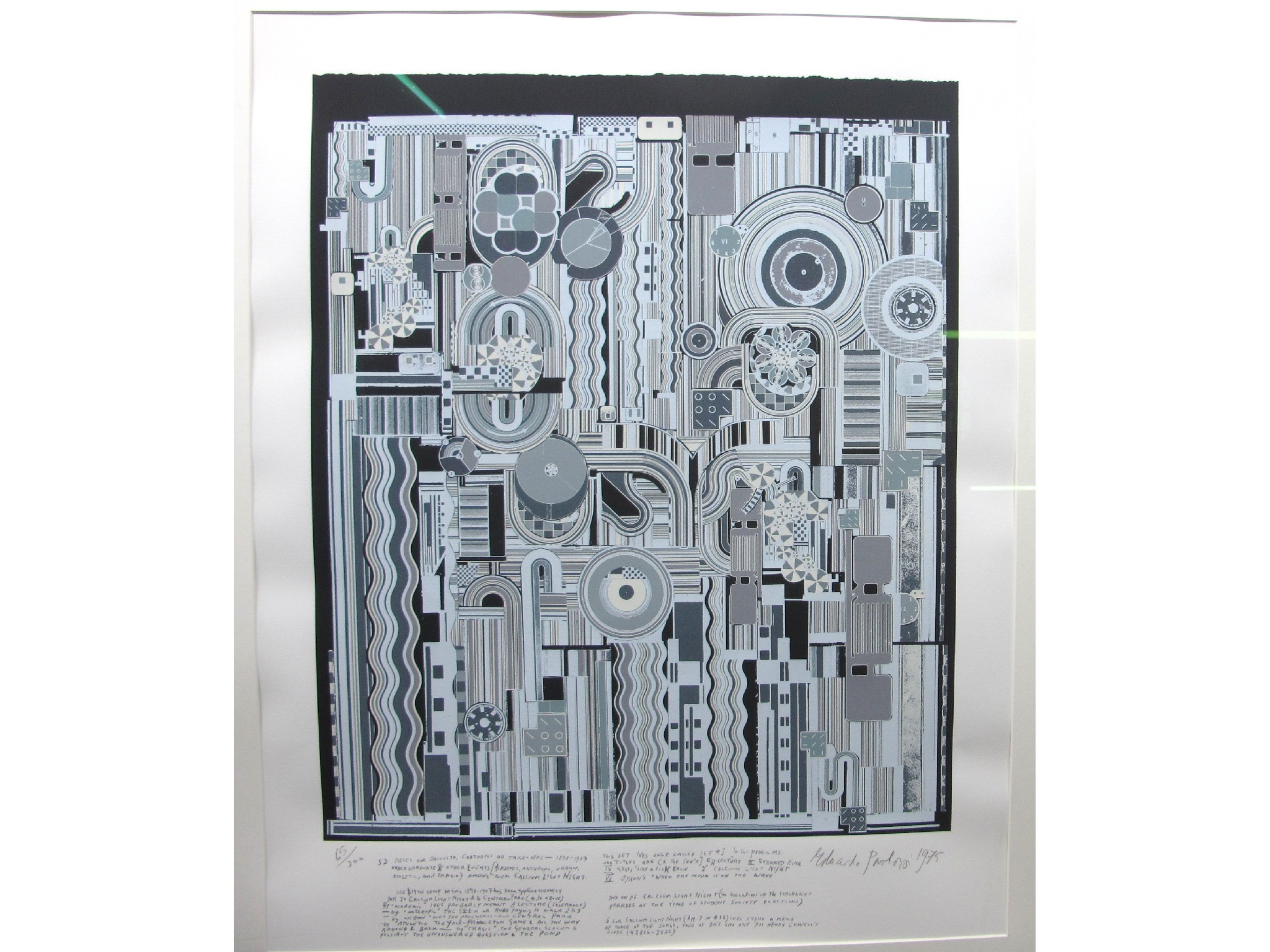 Appraisal: EDUARDO PAOLOZZI Pieces for Orchestra cartoons or take offs -