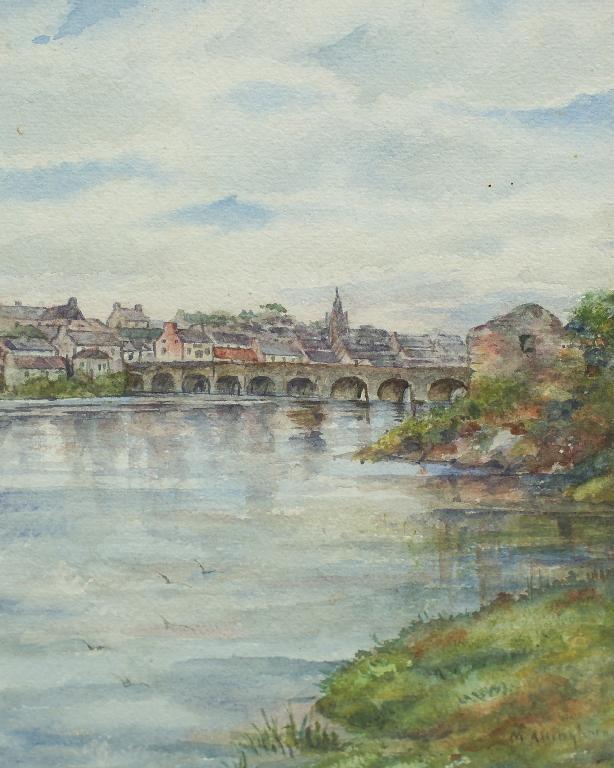 Appraisal: M ALLINGHAM th CENTURY BALLYSHANNON IRELAND signed lower right watercolour