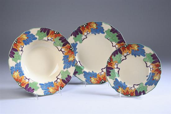 Appraisal: TWELVE PIECE ROYAL DOULTON PARTIAL DINNER SERVICE 'Gloria' pattern circa