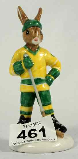 Appraisal: Royal Doulton Bunnykins Figure Ice Hockey DB Limited Edition Boxed