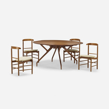 Appraisal: Greta Magnusson Grossman and Edward Frank SPIDER DROP-LEAF DINING TABLE