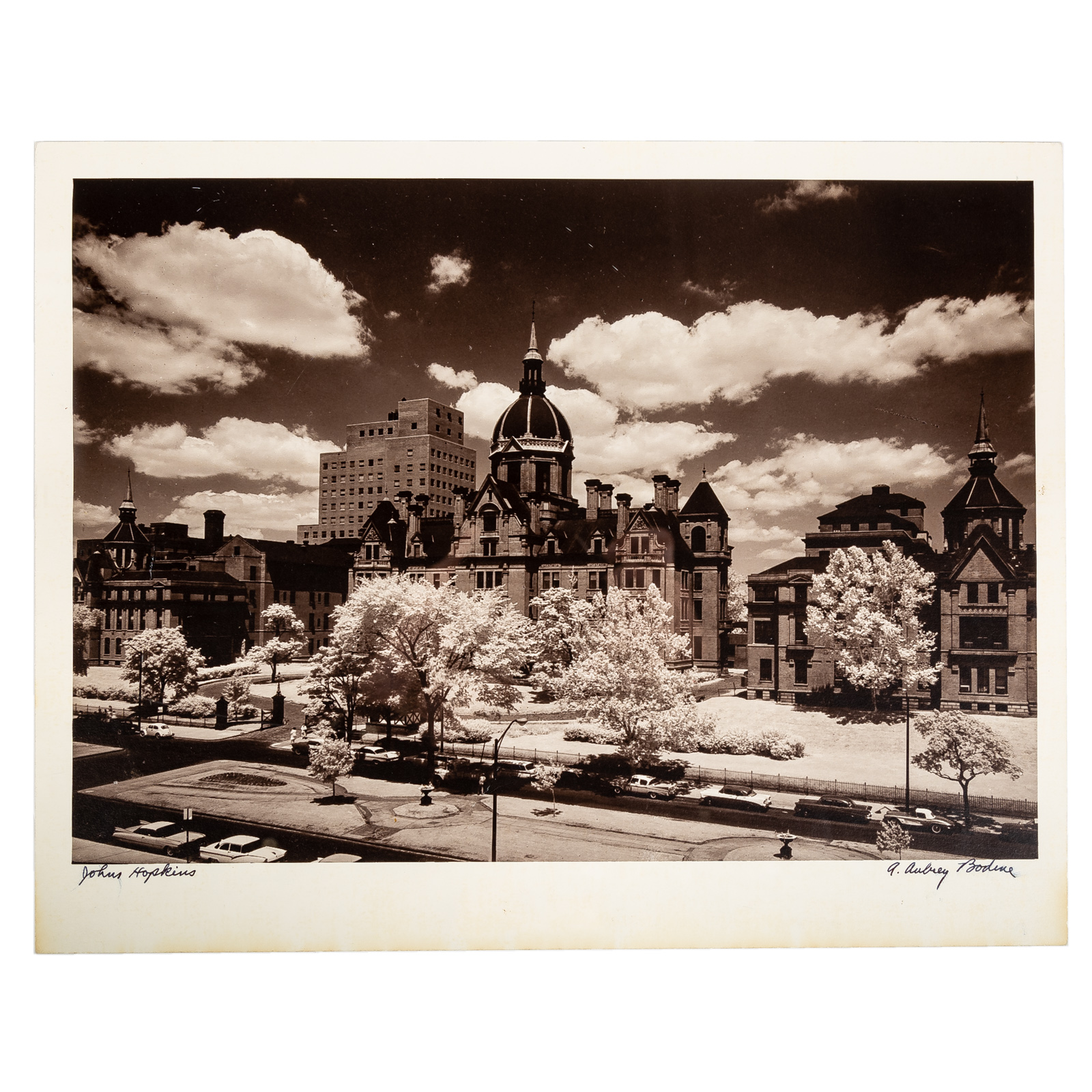 Appraisal: A AUBREY BODINE JOHNS HOPKINS PHOTOGRAPH American - Gelatin silver