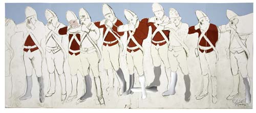 Appraisal: LARRY RIVERS Boston Massacre Group of color screenprints including the