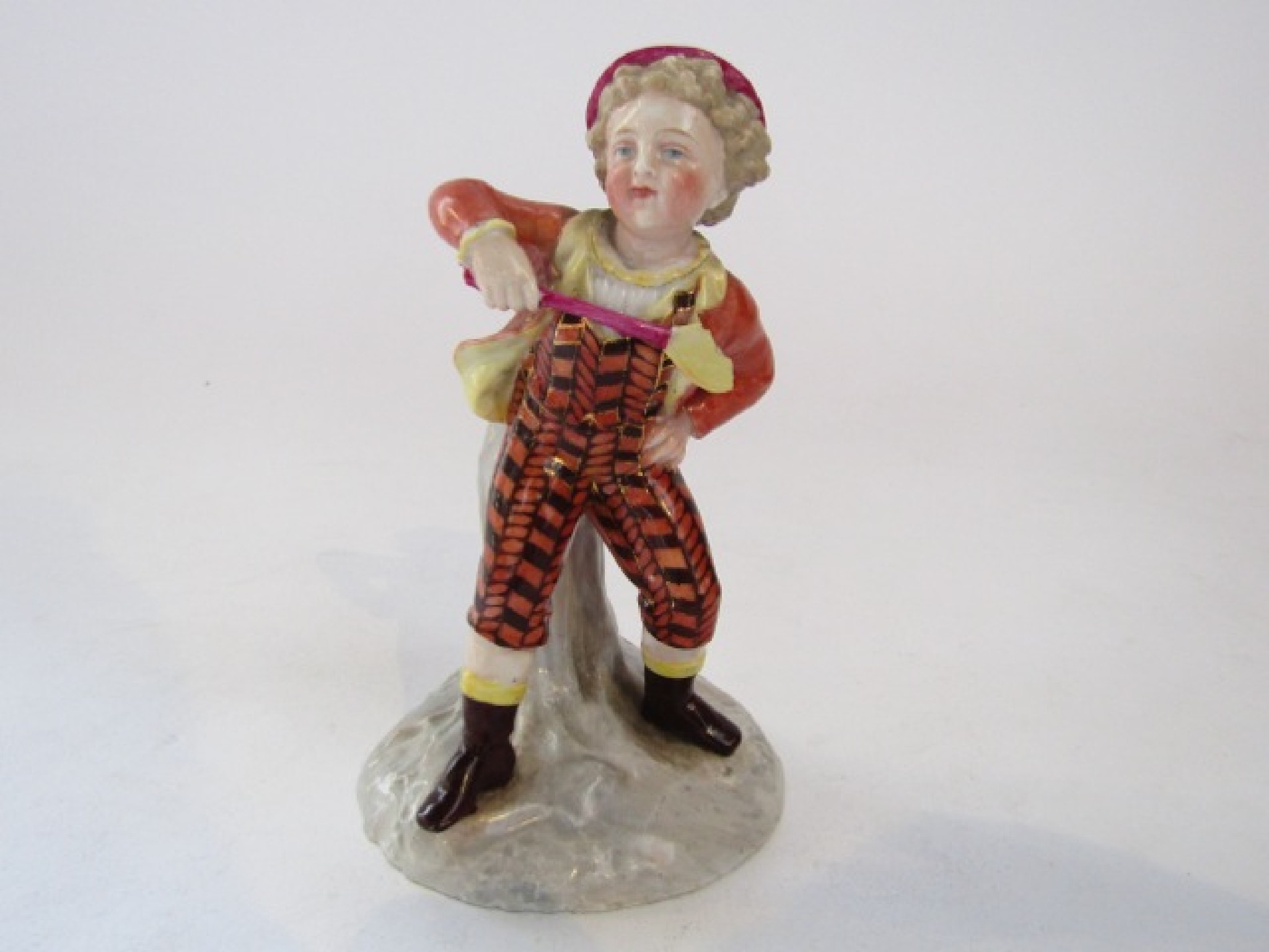 Appraisal: A th century continental ceramic figure in the Meissen style