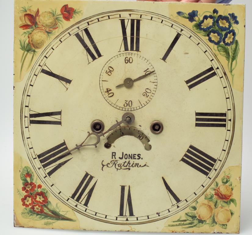 Appraisal: R JONES RUTHIN WELSH CLOCK MOVEMENT two-train eight-day striking on