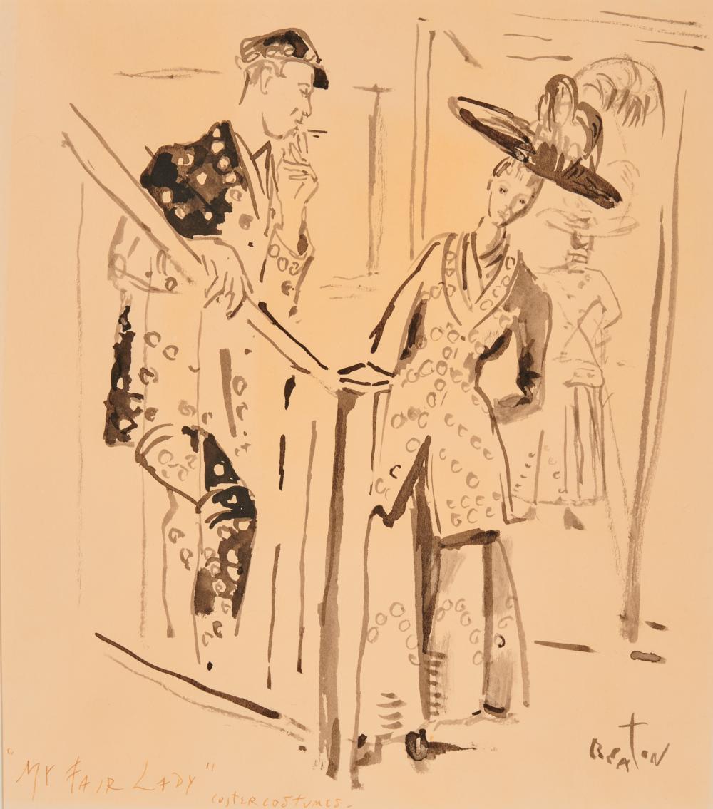 Appraisal: CECIL BEATON English - Co-Stars Eliza Doolittle and Freddy Eynsford-Hill