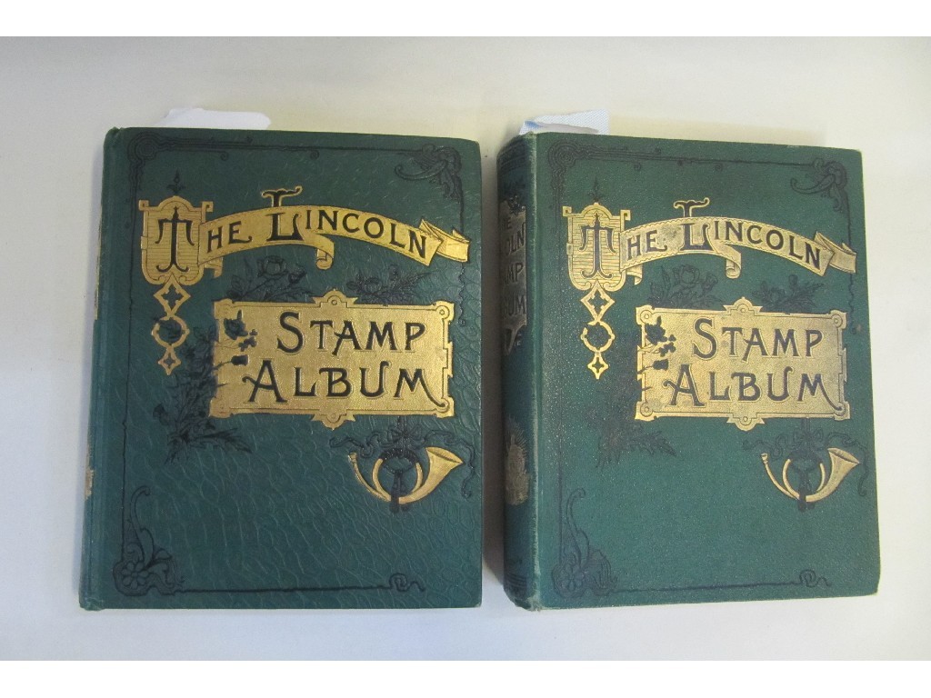 Appraisal: Lot comprising two albums of world stamps