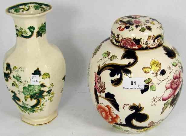 Appraisal: Masons Mandalay Large Ginger Jar Cover Height cm And Chartresue