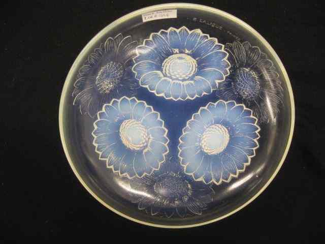 Appraisal: R Lalique Opalescent Bowl ''Vernon'' floral catalog reference - ''