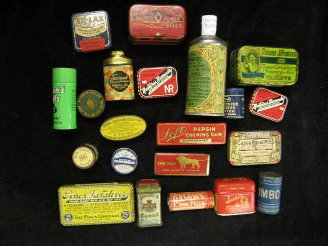 Appraisal: Pc Lot of Tins Medical Related Boxes