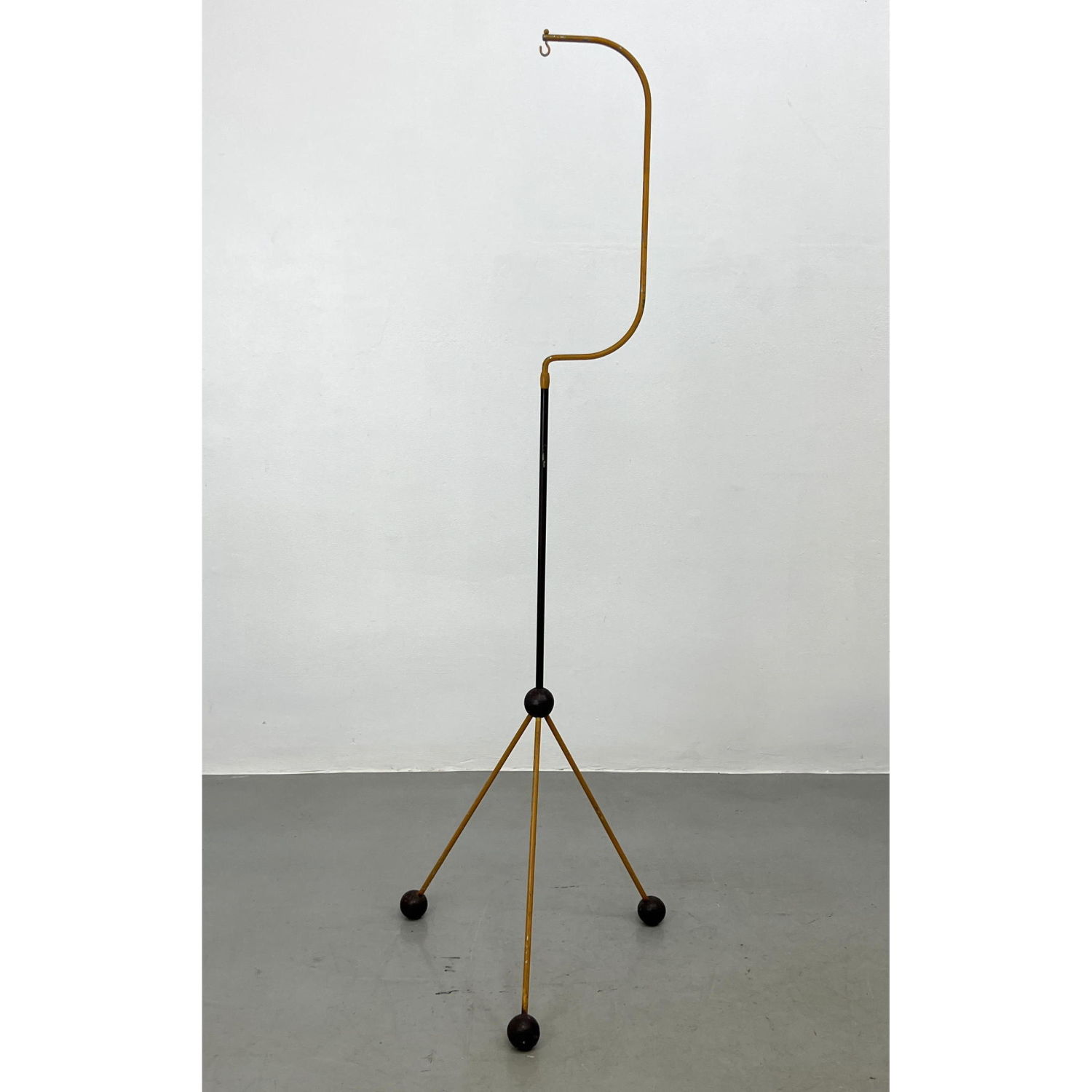 Appraisal: Minimalist Tripod Stand Could be used for birdcage or hanging