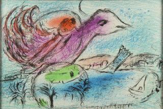 Appraisal: Print Marc Chagall Marc Chagall French Russian - La Baie