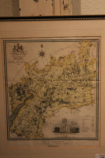 Appraisal: A th Century map of the County of Gloucester inscribed