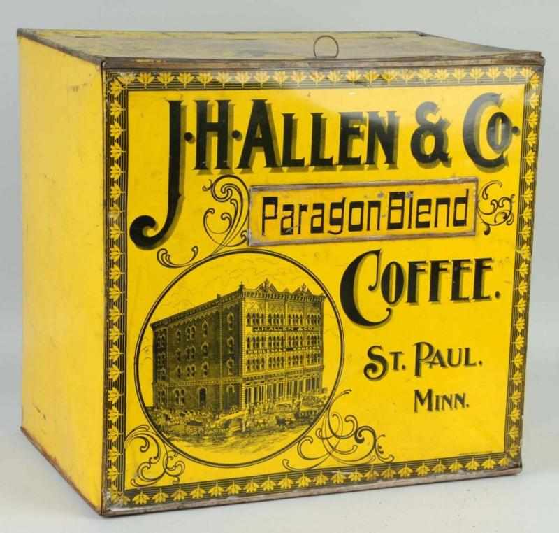 Appraisal: J H Allen Company Coffee Bin Description Circa s From