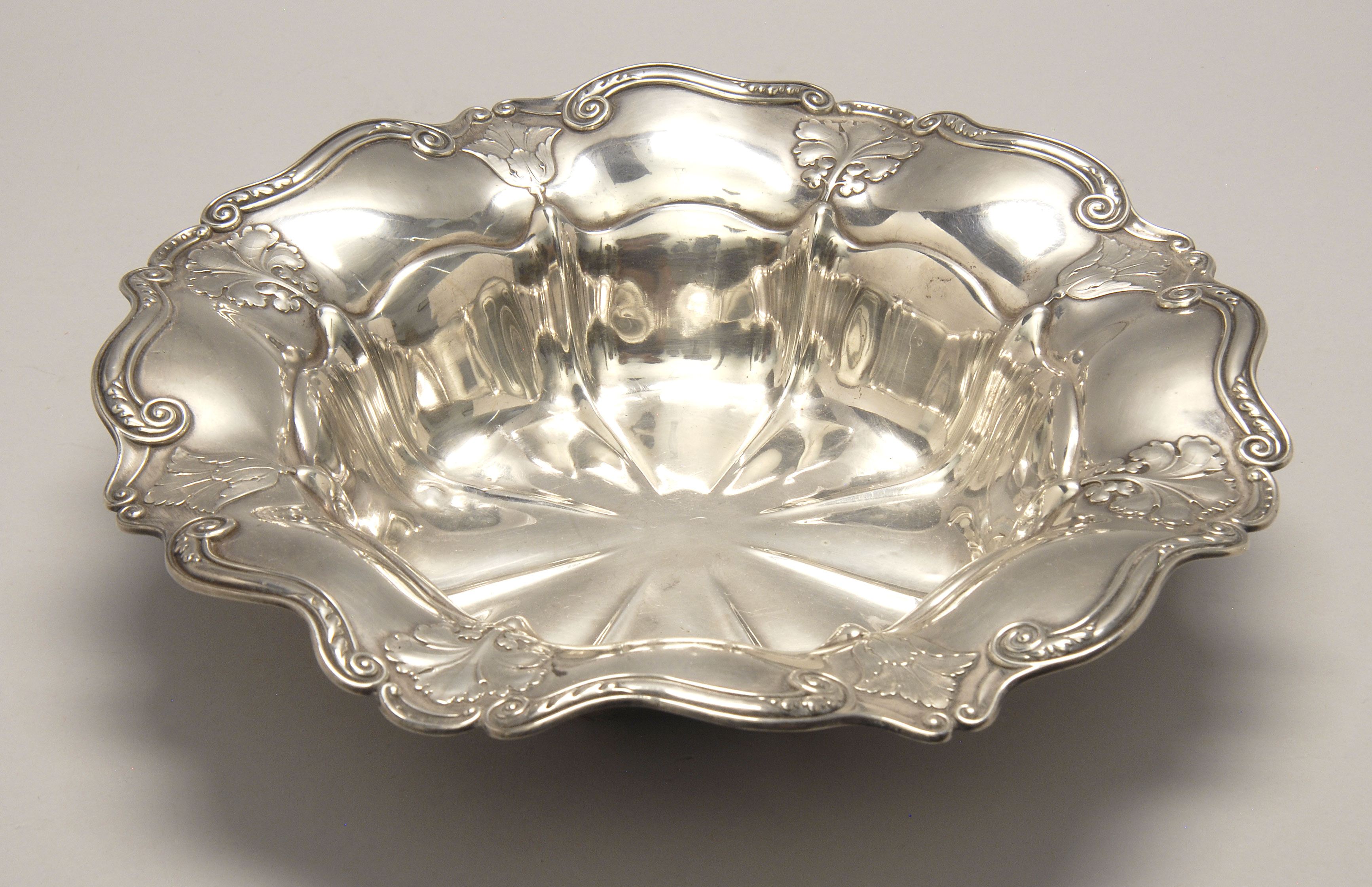 Appraisal: STERLING SILVER CENTERPIECE BOWL BY GORHAM MFG CO In circular