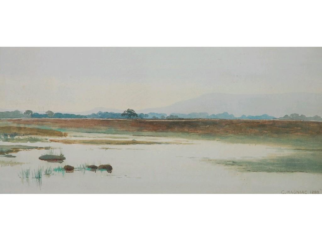 Appraisal: C MAGNIAC WATERCOLOUR DRAWING'Lindow Common' Wilmslow Cheshiresigned lower right and