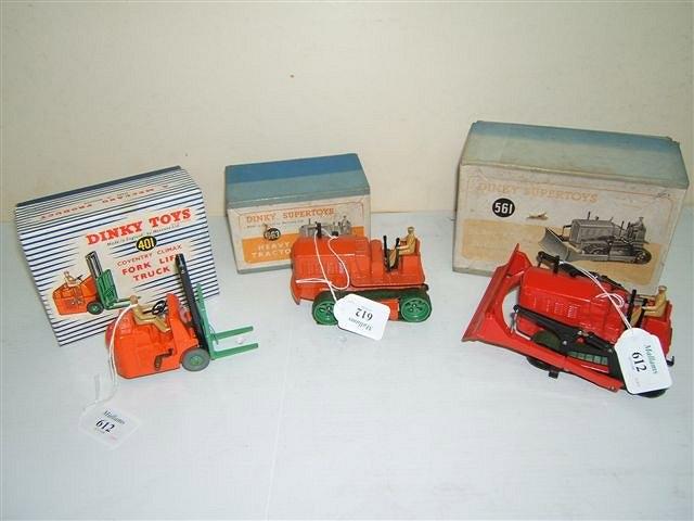 Appraisal: DINKY SUPERTOYS BLAW KNOX BULLDOZER No in original box a