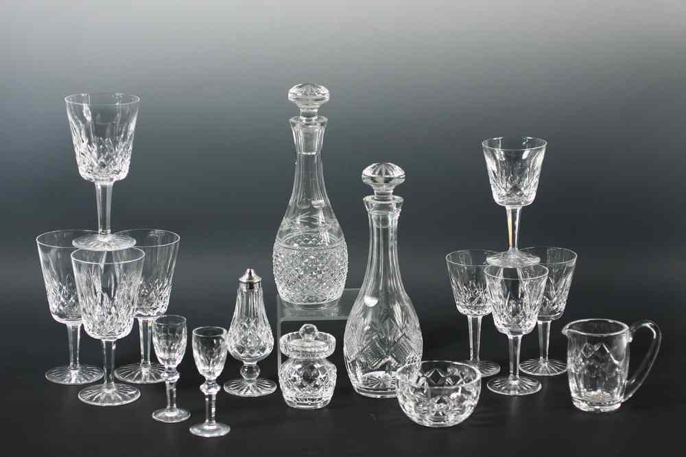 Appraisal: WATERFORD CRYSTAL LOT - piece lot of fine Waterford crystal