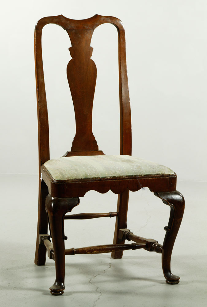 Appraisal: - th C Boston Queen Anne Chair th century Boston