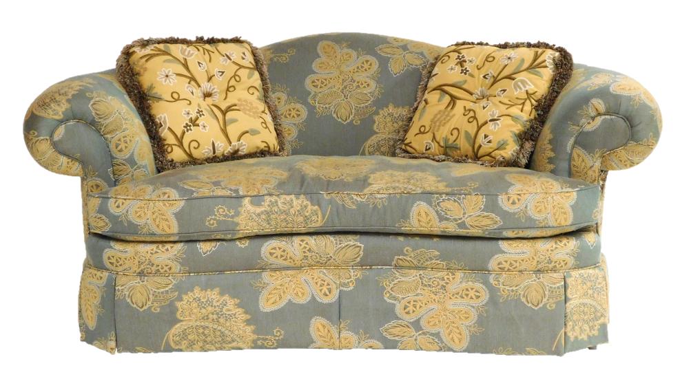 Appraisal: Love seat by Taylor King Taylorsville N C custom upholstery