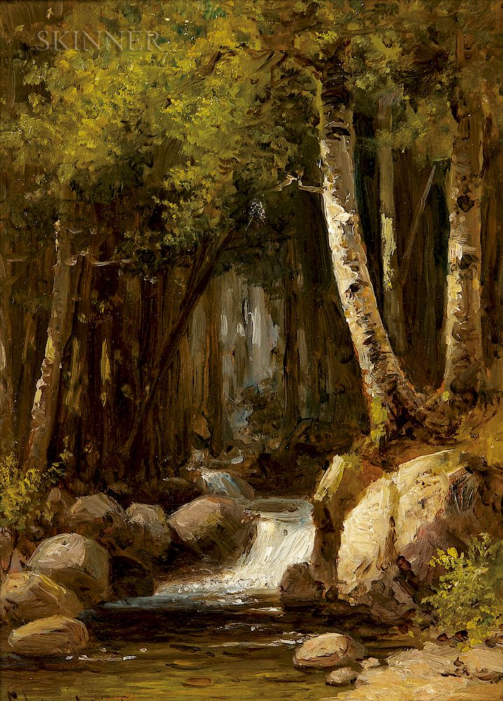 Appraisal: Benjamin Champney American - River Birches Benjamin Champney American -