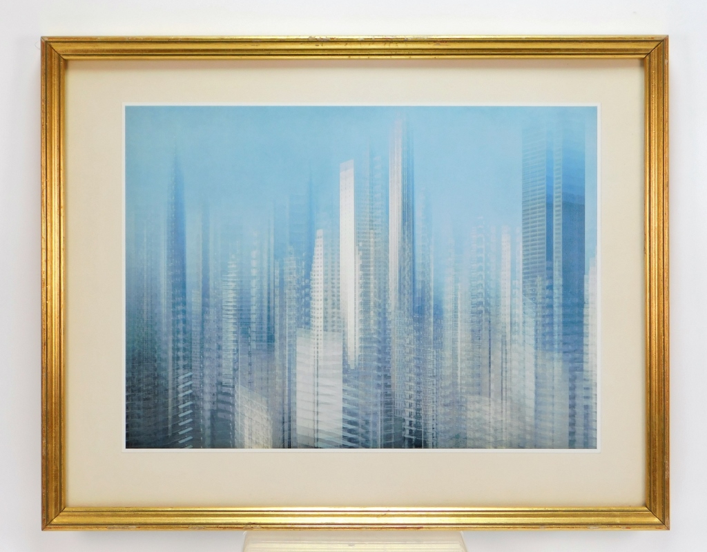 Appraisal: HERMAN LANDSHOFF NEW YORK SKYLINE PHOTOGRAPH Germany New York -