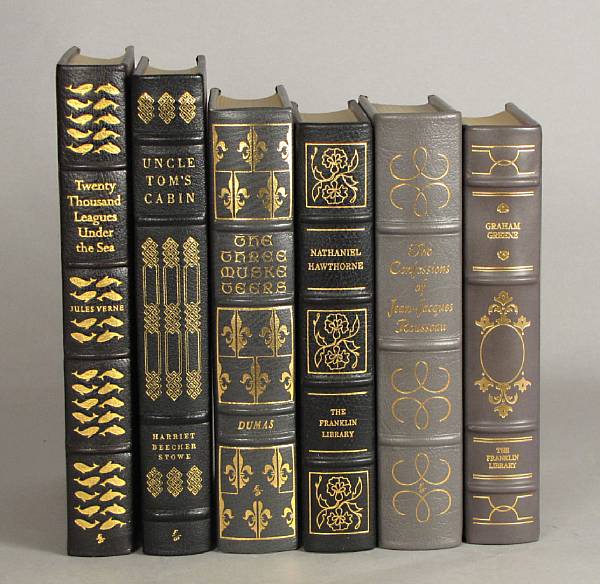 Appraisal: BINDINGS vols of Franklin Library amp Easton Press books all